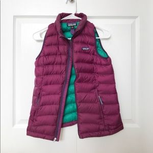 (Almost) New Girls purple Patagonia vest